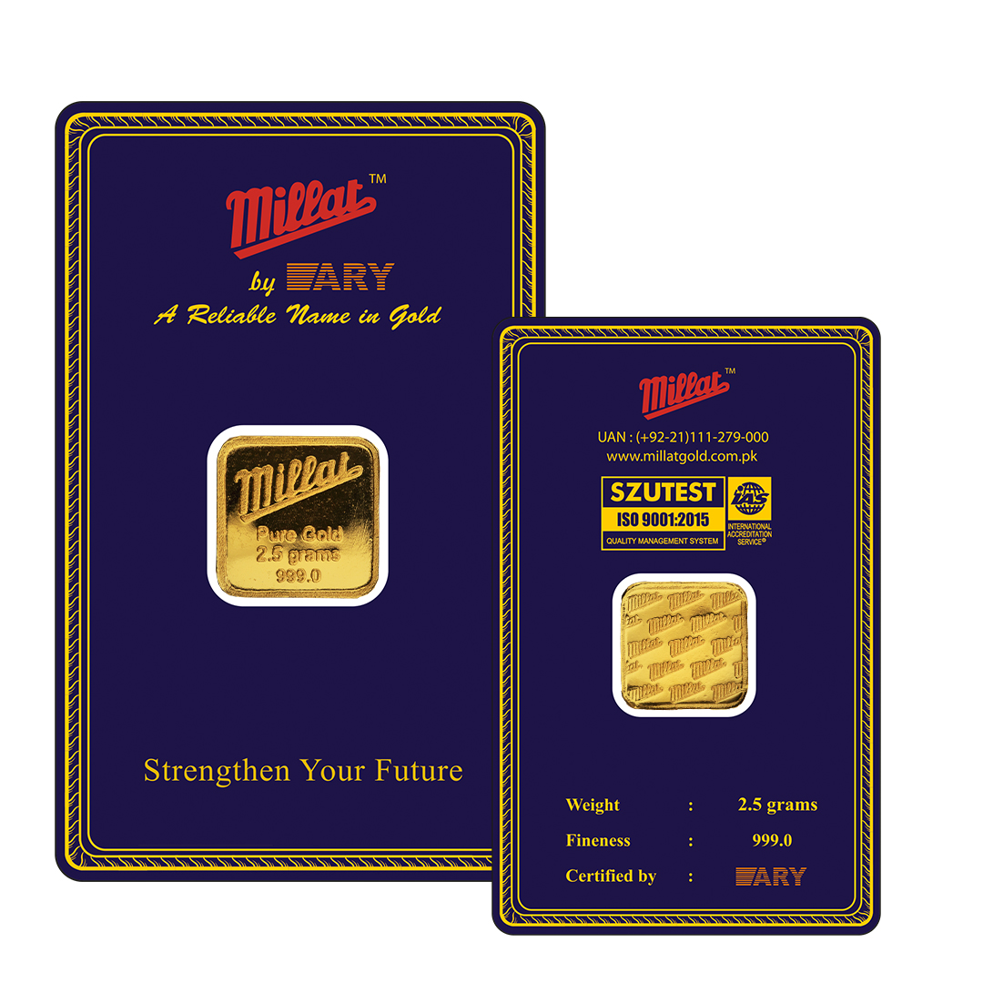 2.5-Gram Gold Bar (ARY Verified)