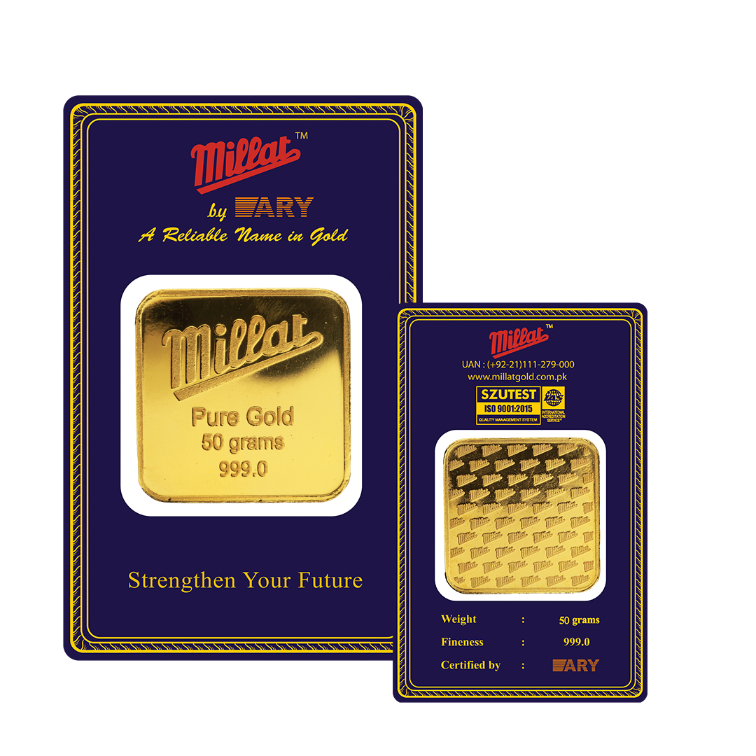 50-Gram Gold Bar (ARY Verified)
