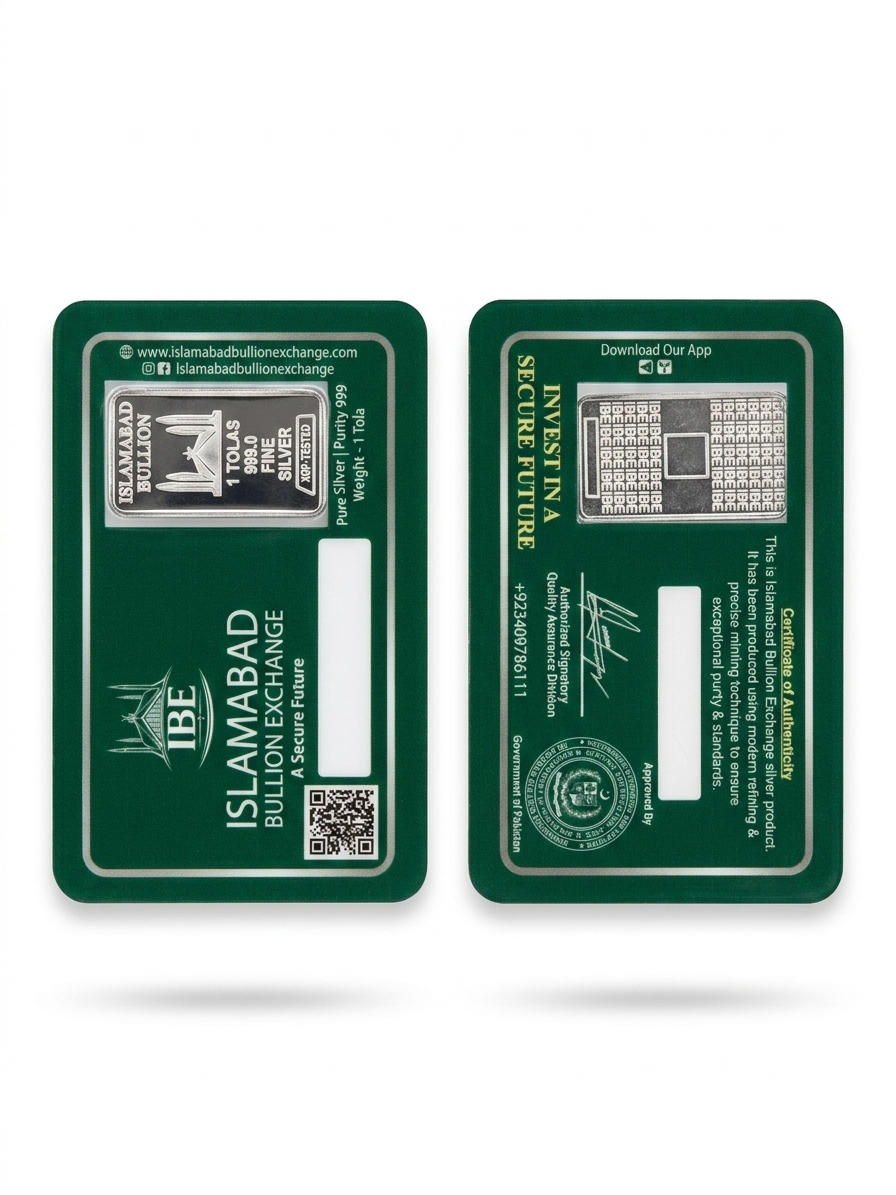 1-Tola Silver Bar (IBE Verified)